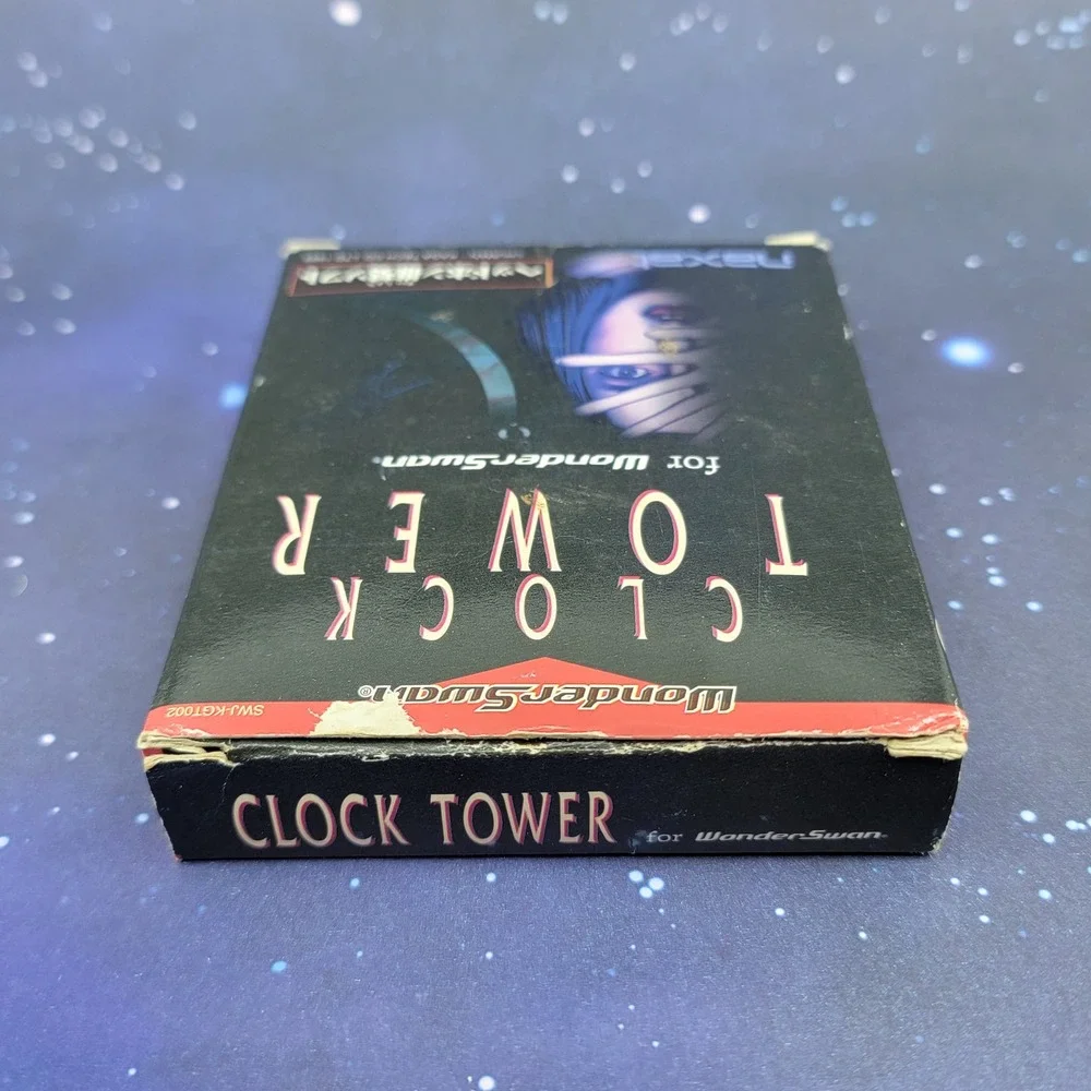 Clock Tower Bandai WonderSwan Japan Import Naxat Soft SWJ-KGT002 CIB Horror Game